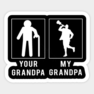 Strum and Smile: 'Ukulele Your Grandpa, My Grandpa' Tee - Perfect for Grandsons & Granddaughters! Sticker